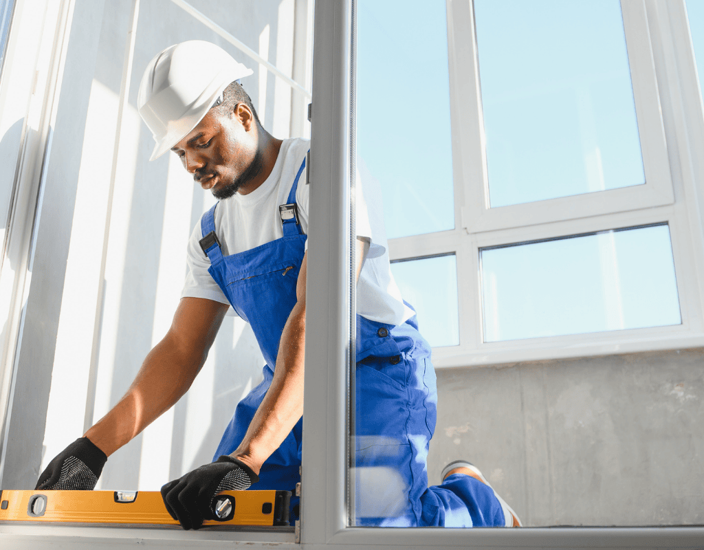 New exterior door installation in Dane County Wisconsin home by HLW Builders LLC