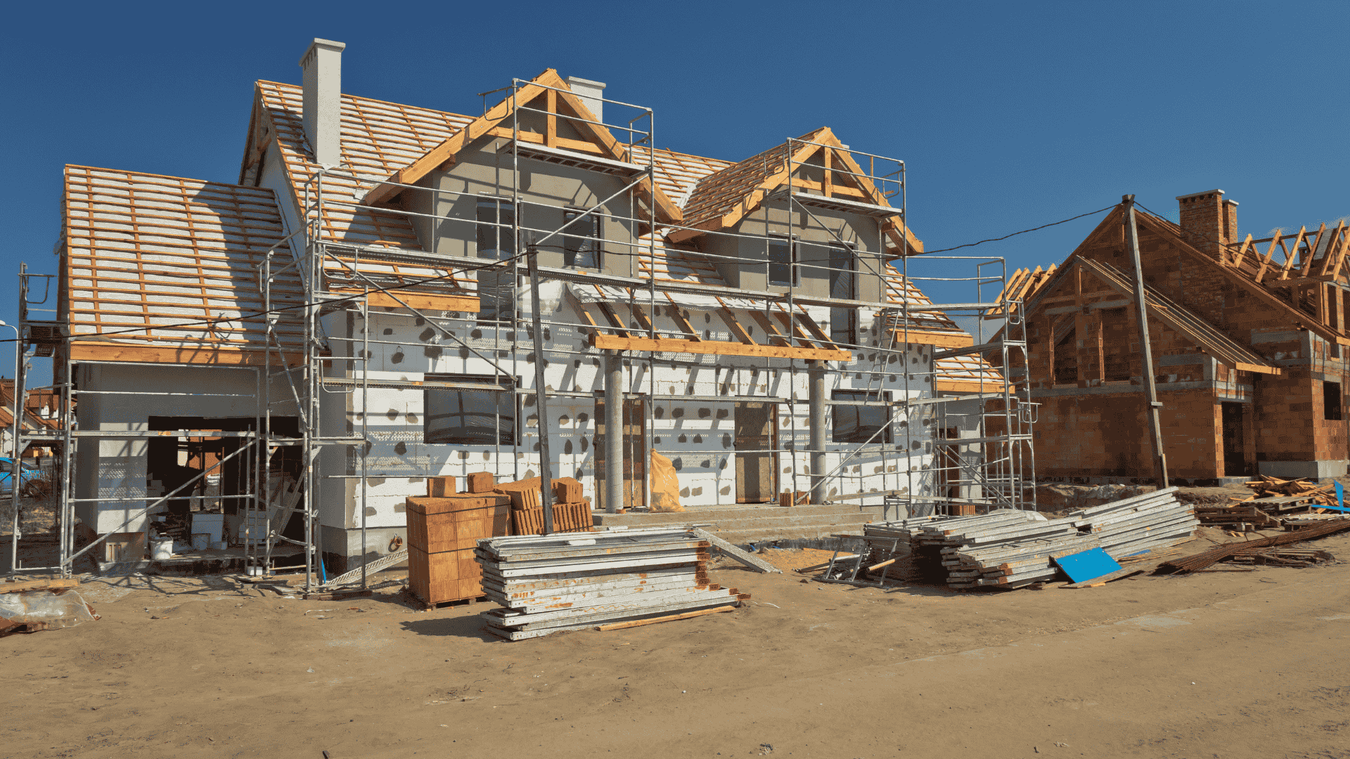 New home residential construction project in Dane County Wisconsin by HLW Builders LLC